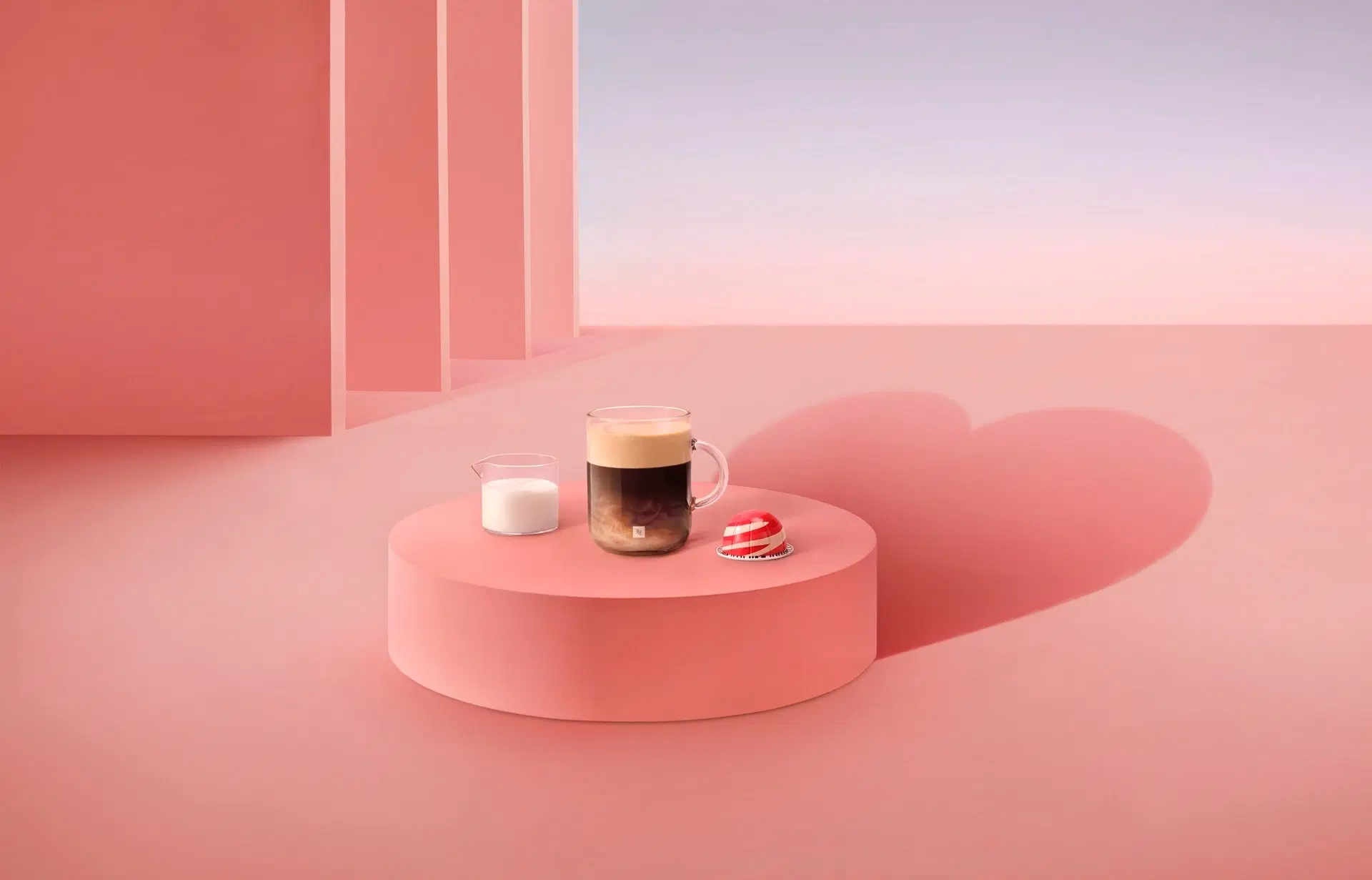 This iced white chocolate strawberry latte is a dessert and coffee all-in-one